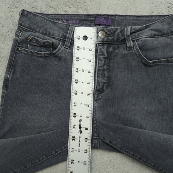 Not Your Daughters Jeans NYDJ Women's Size 8 Gray Mid-Rise Cropped 25" Inseam - Picture 9 of 16